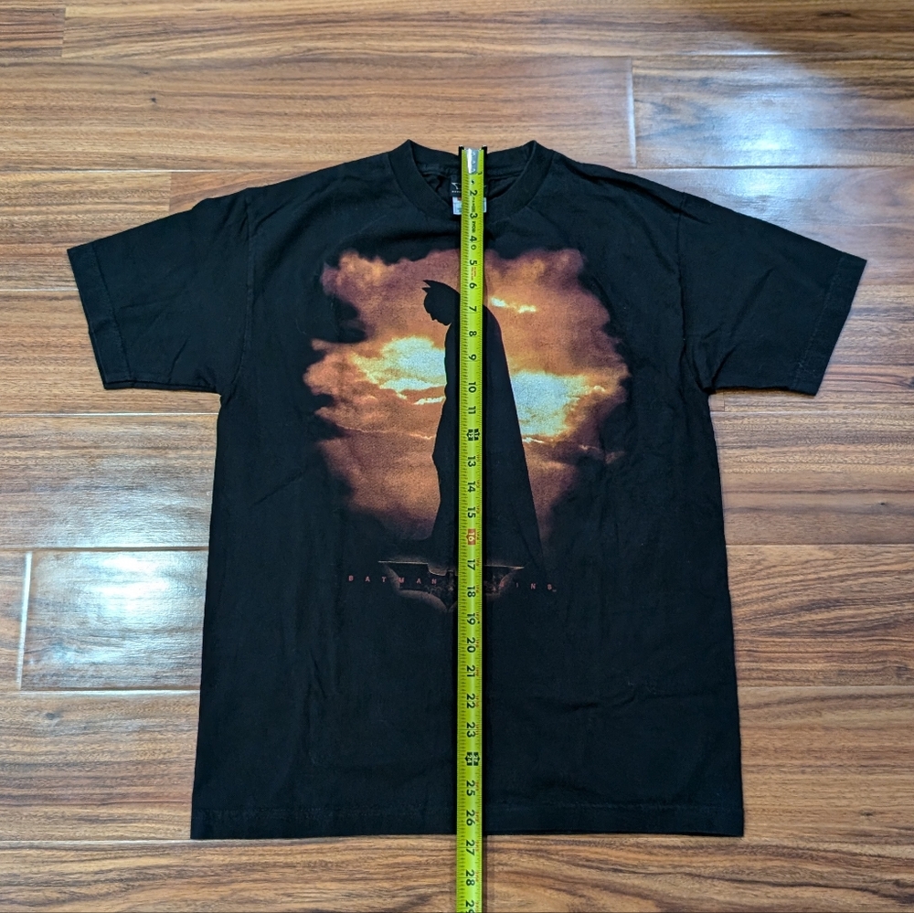 Vintage Y2K Batman Begins Men’s Shirt Medium Movie Promo 2005 Joker Dark Knight - Picture 7 of 7